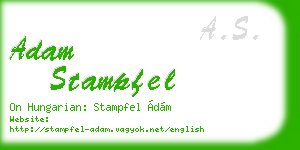 adam stampfel business card